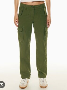 Wilfred Olive Green Straight-Leg Cargo Jeans